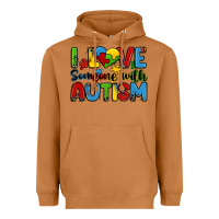 Meerkat i love someone with autism Heavyweight Hoodie - Zillion Design Studio