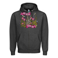 Charcoal Heather have the day you deserve Zipper Hoodie - MaliasSmallBusiness