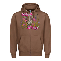 Chestnut have the day you deserve Zipper Hoodie - MaliasSmallBusiness