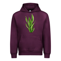 Mauve Wine snake plant Urban Hoodie - LillyAllenDesigns