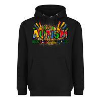 Black autism accept understand love Heavyweight Hoodie - Zillion Design Studio