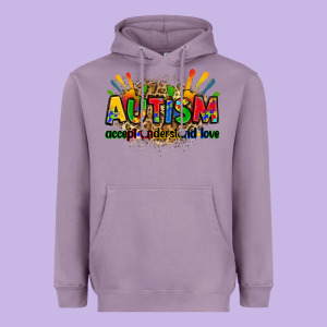 Autism Accept Understand Love Heavyweight Hoodie Designed By Zillion Design Studio