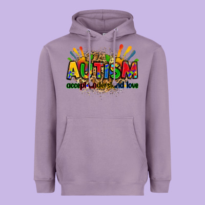 Autism Accept Understand Love Heavyweight Hoodie Designed By Zillion Design Studio