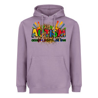 Lavender autism accept understand love Heavyweight Hoodie - Zillion Design Studio