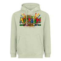 Matcha autism accept understand love Heavyweight Hoodie - Zillion Design Studio