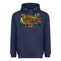 Navy autism accept understand love Heavyweight Hoodie - Zillion Design Studio
