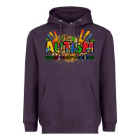 Plum autism accept understand love Heavyweight Hoodie - Zillion Design Studio