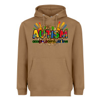 Toasted Coconut autism accept understand love Heavyweight Hoodie - Zillion Design Studio