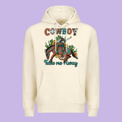 Cowboy Take Me Away Rodeo Premium Hoodie Designed By Artiststas