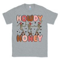 Heather Grey howdy honey Classic Tee - MaliasSmallBusiness