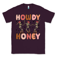 Plum howdy honey Classic Tee - MaliasSmallBusiness