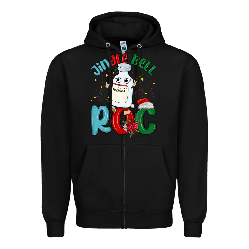 Jingle Bell Roc Zipper Hoodie by MaliasSmallBusiness | Teevron