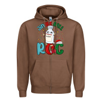 Chestnut jingle bell roc Zipper Hoodie - MaliasSmallBusiness