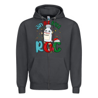 Smoke jingle bell roc Zipper Hoodie - MaliasSmallBusiness