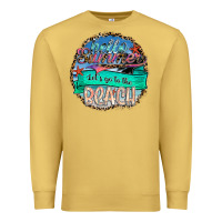 Antique Gold Hello Summer Let's Go To The Beach Premium Sweatshirt - SublimationCraftShop