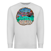 Dove Grey Hello Summer Let's Go To The Beach Premium Sweatshirt - SublimationCraftShop