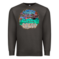 Smoke Hello Summer Let's Go To The Beach Premium Sweatshirt - SublimationCraftShop