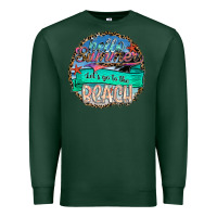 Sports Green Hello Summer Let's Go To The Beach Premium Sweatshirt - SublimationCraftShop