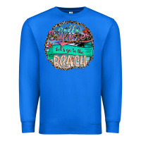 True Royal Hello Summer Let's Go To The Beach Premium Sweatshirt - SublimationCraftShop