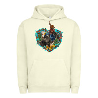 Pigment Pistachio western heart bullfighter  cactus sunflower aztek pattern Urban Hoodie - BarkalooDesign