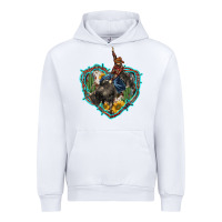 White western heart bullfighter  cactus sunflower aztek pattern Urban Hoodie - BarkalooDesign