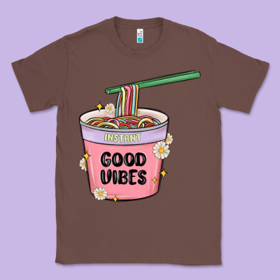 Classic Tee instant good vibes noodles
