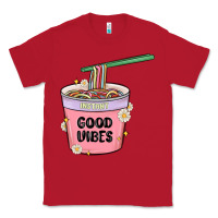 Red instant good vibes noodles Classic Tee - MaliasSmallBusiness