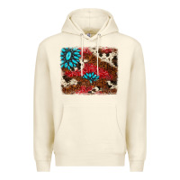 Sandshell gemstone cowhide background Premium Hoodie - AdoDesignShop