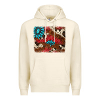 Tofu gemstone cowhide background Premium Hoodie - AdoDesignShop