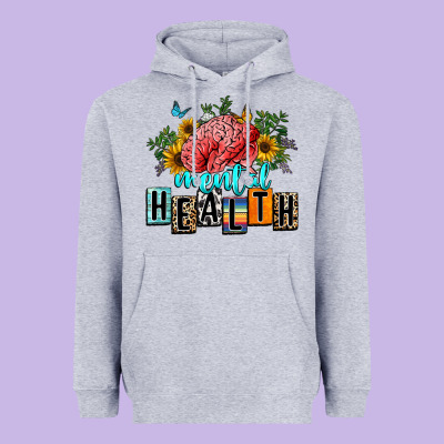 Mental Health Heavyweight Hoodie Designed By Texasbilliewilder