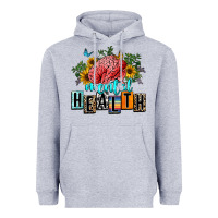 Heather Grey mental health Heavyweight Hoodie - texasbilliewilder