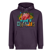 Plum mental health Heavyweight Hoodie - texasbilliewilder