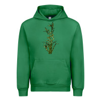 Emerald Lucky Bamboo Urban Hoodie - LillyAllenDesigns