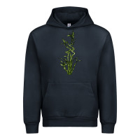 Navy Lucky Bamboo Urban Hoodie - LillyAllenDesigns