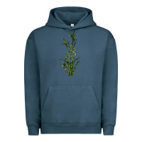 Pigment Midnight Navy Lucky Bamboo Urban Hoodie - LillyAllenDesigns