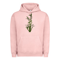 Pigment Salmon Lucky Bamboo Urban Hoodie - LillyAllenDesigns
