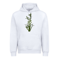 White Lucky Bamboo Urban Hoodie - LillyAllenDesigns