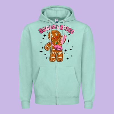 Zipper Hoodie sugar and spice