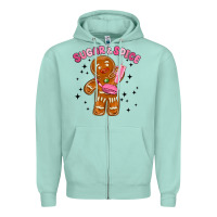Seafoam sugar and spice Zipper Hoodie - MaliasSmallBusiness