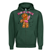 Sports Green sugar and spice Zipper Hoodie - MaliasSmallBusiness