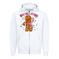 White sugar and spice Zipper Hoodie - MaliasSmallBusiness