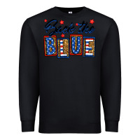 Black Back the blue Premium Sweatshirt - Neo Western