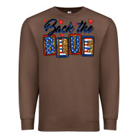 Chestnut Back the blue Premium Sweatshirt - Neo Western