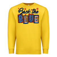 Lemon Back the blue Premium Sweatshirt - Neo Western