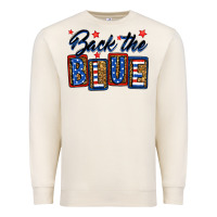Sandshell Back the blue Premium Sweatshirt - Neo Western