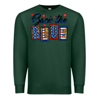 Sports Green Back the blue Premium Sweatshirt - Neo Western