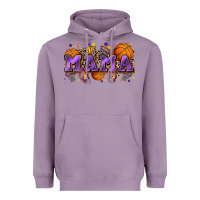 Lavender mama basketball Heavyweight Hoodie - Zillion Design Studio