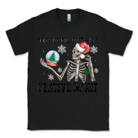 Black look at me being all festive and shit Classic Tee - MaliasSmallBusiness