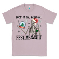 Lilac look at me being all festive and shit Classic Tee - MaliasSmallBusiness