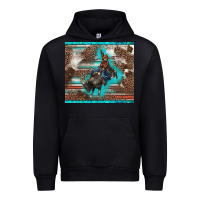 Black western rodeo bullfighter serape leopards turquoise's gliterrs Urban Hoodie - BarkalooDesign